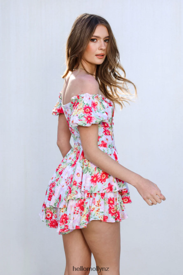 Hello Molly Fresh Pickings Romper Blue PBN8867765 Clothing