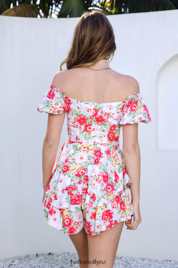 Hello Molly Fresh Pickings Romper Blue PBN8867765 Clothing