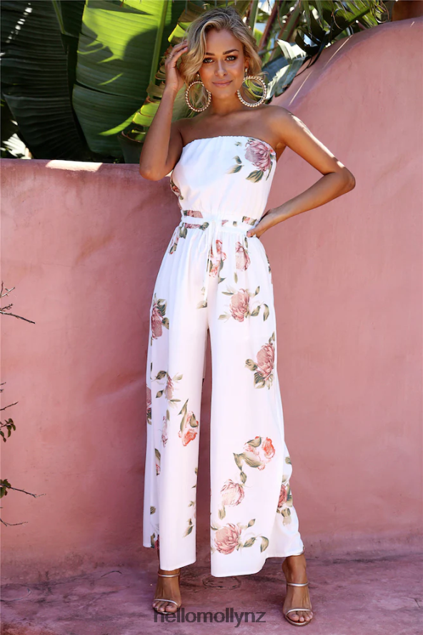 Hello Molly Middle Of The Hill Jumpsuit White PBN8867774 Clothing