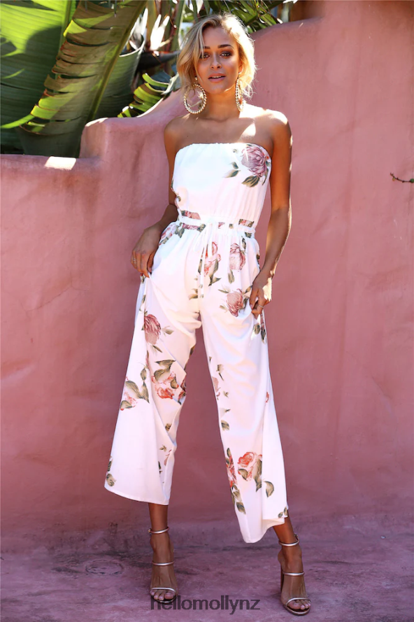 Hello Molly Middle Of The Hill Jumpsuit White PBN8867774 Clothing