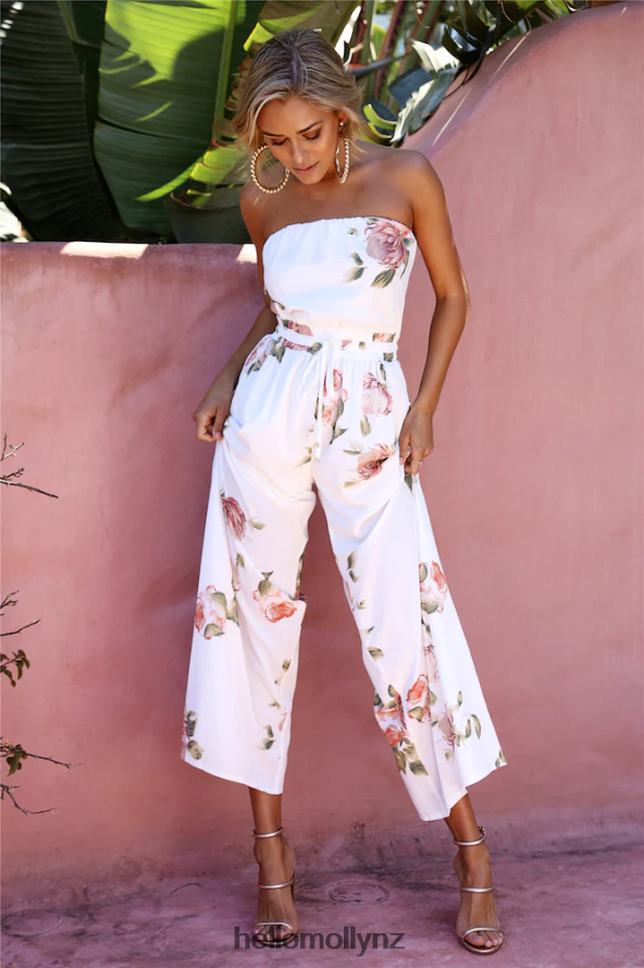 Hello Molly Middle Of The Hill Jumpsuit White PBN8867774 Clothing