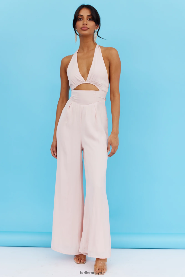 Hello Molly Sunset Glow Jumpsuit Blush PBN8867750 Clothing