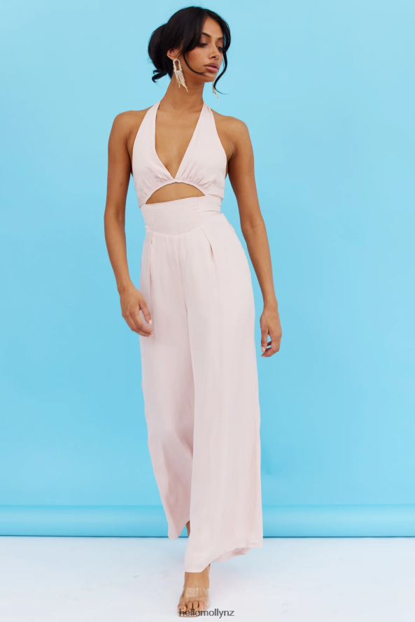 Hello Molly Sunset Glow Jumpsuit Blush PBN8867750 Clothing