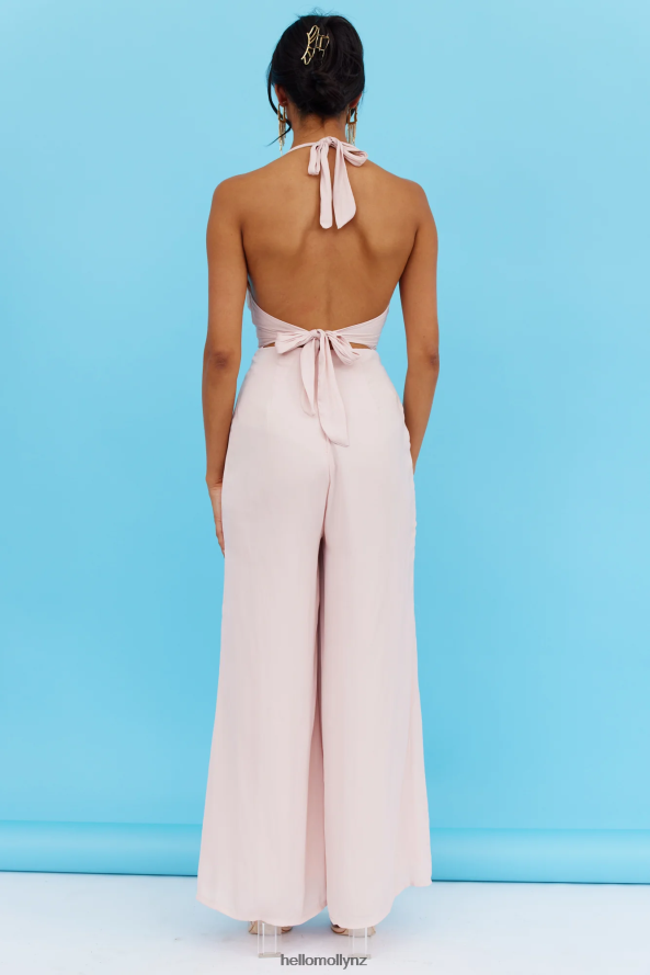 Hello Molly Sunset Glow Jumpsuit Blush PBN8867750 Clothing