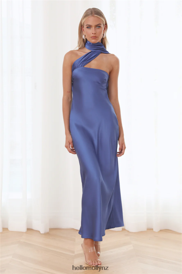 Hello Molly Attraction Stolen Maxi Dress Blue PBN8866009 Clothing