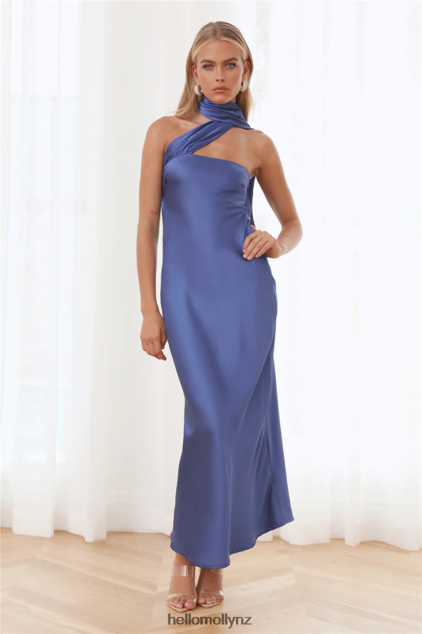 Hello Molly Attraction Stolen Maxi Dress Blue PBN8866009 Clothing