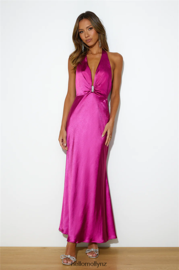 Hello Molly Ballroom Girl Maxi Dress Fuchsia PBN8866180 Clothing