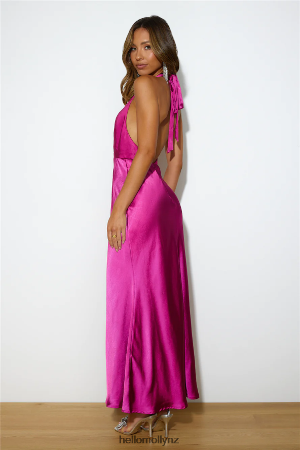 Hello Molly Ballroom Girl Maxi Dress Fuchsia PBN8866180 Clothing