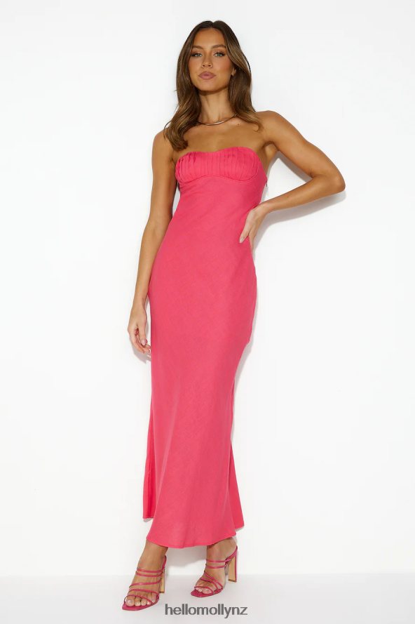 Hello Molly Beach Party Maxi Dress Pink PBN8865568 Clothing