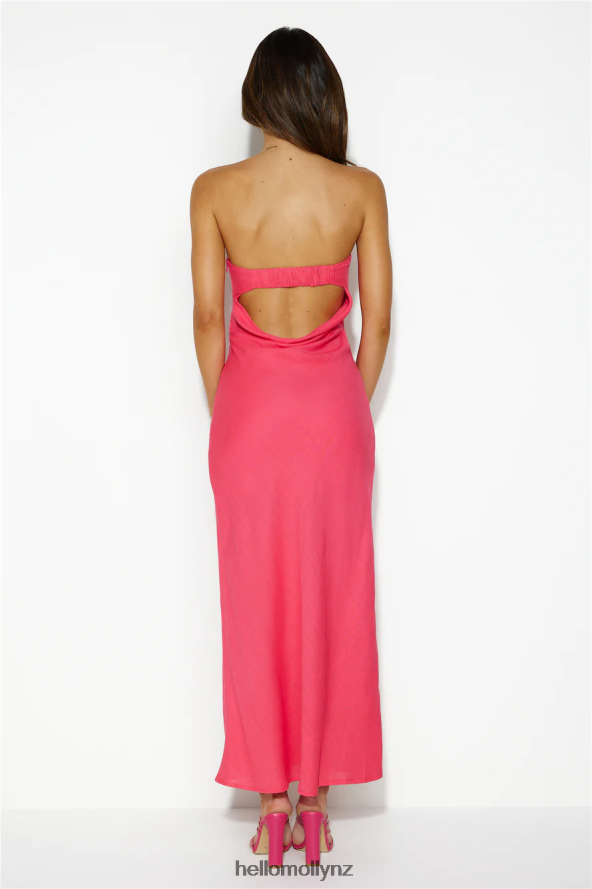 Hello Molly Beach Party Maxi Dress Pink PBN8865568 Clothing