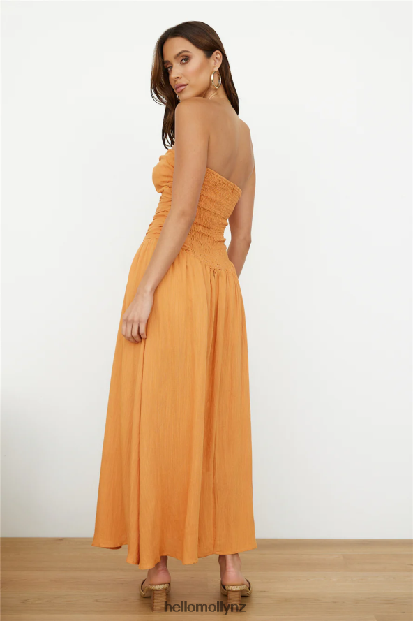 Hello Molly Bloody Mary Maxi Dress Orange PBN8866499 Clothing