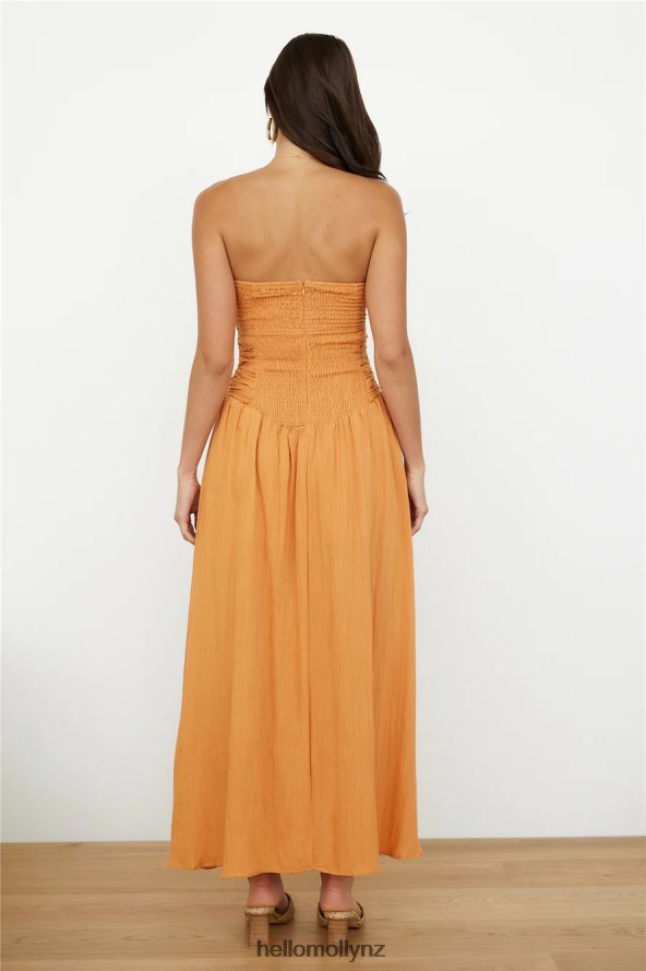 Hello Molly Bloody Mary Maxi Dress Orange PBN8866499 Clothing