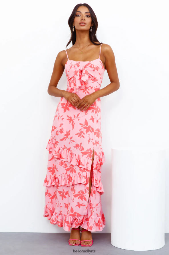 Hello Molly Carefree Times Maxi Dress Pink PBN8866686 Clothing