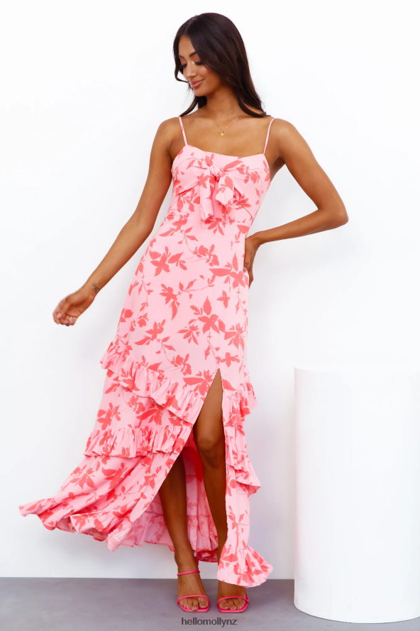 Hello Molly Carefree Times Maxi Dress Pink PBN8866686 Clothing