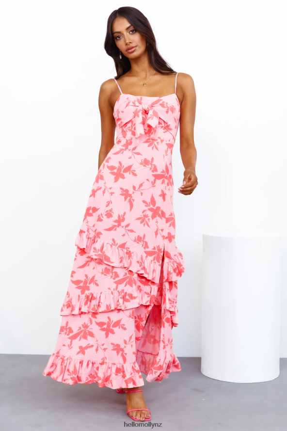 Hello Molly Carefree Times Maxi Dress Pink PBN8866686 Clothing