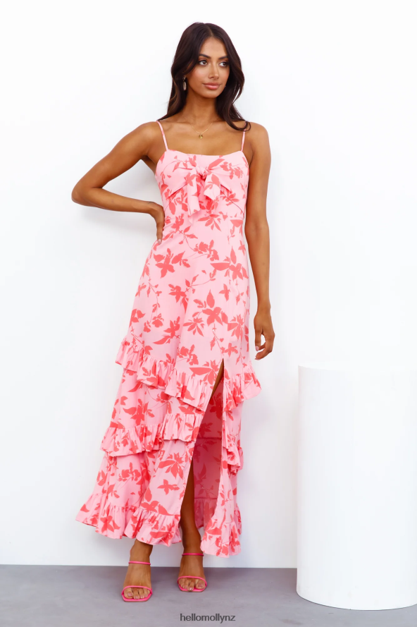 Hello Molly Carefree Times Maxi Dress Pink PBN8866686 Clothing