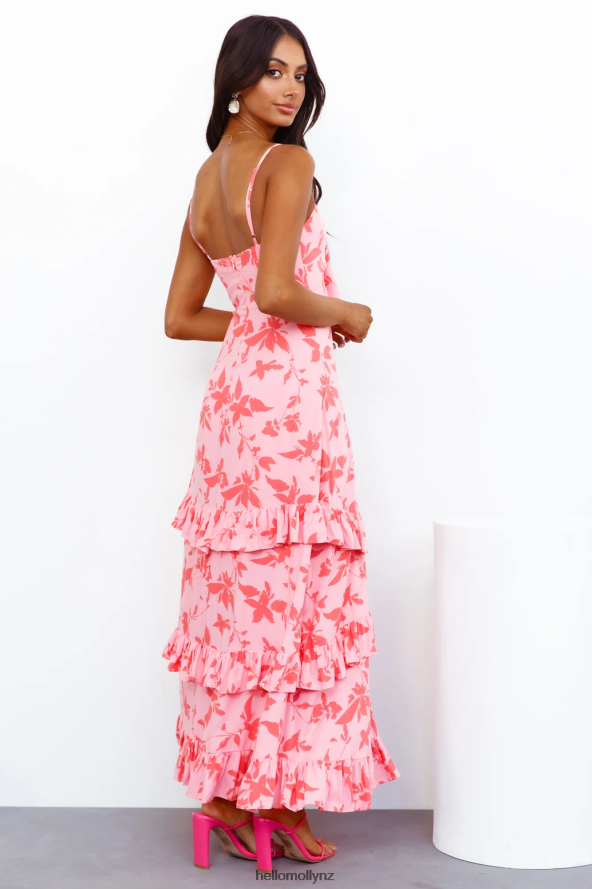 Hello Molly Carefree Times Maxi Dress Pink PBN8866686 Clothing