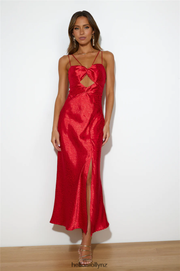 Hello Molly Charming Dance Maxi Dress Red PBN8864629 Clothing