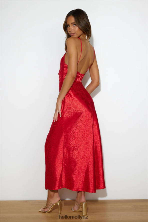 Hello Molly Charming Dance Maxi Dress Red PBN8864629 Clothing