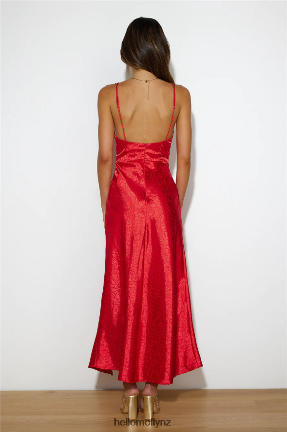 Hello Molly Charming Dance Maxi Dress Red PBN8864629 Clothing