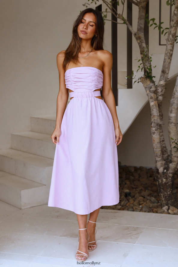 Hello Molly Cookie Baby Maxi Dress Lilac PBN8866537 Clothing