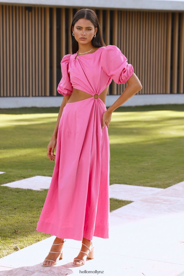 Hello Molly Cookie Jar Maxi Dress Pink PBN8866594 Clothing
