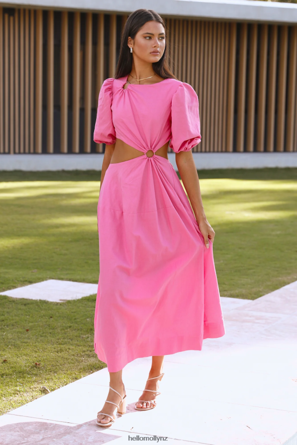 Hello Molly Cookie Jar Maxi Dress Pink PBN8866594 Clothing
