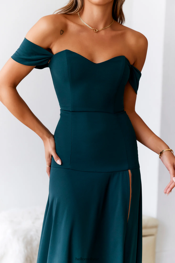 Hello Molly DEAR EMILIA Blushing Cinderella Maxi Dress Green PBN8866100 Clothing