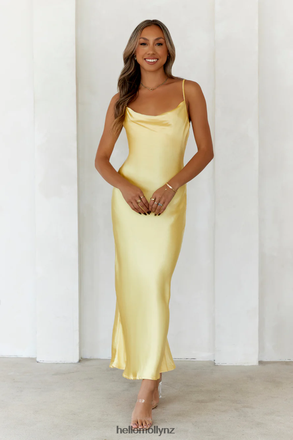 Hello Molly DEAR EMILIA Your Style Points Maxi Dress Yellow PBN8865487 Clothing