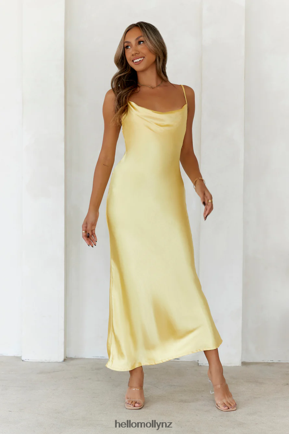 Hello Molly DEAR EMILIA Your Style Points Maxi Dress Yellow PBN8865487 Clothing