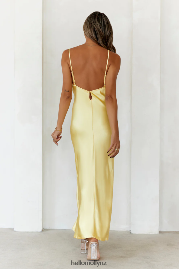 Hello Molly DEAR EMILIA Your Style Points Maxi Dress Yellow PBN8865487 Clothing