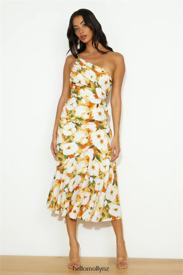 Hello Molly Dance Together Maxi Dress Orange PBN8865916 Clothing