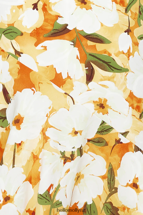 Hello Molly Dance Together Maxi Dress Orange PBN8865916 Clothing