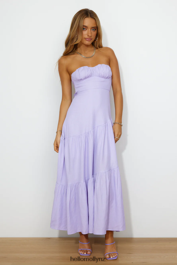 Hello Molly Daydream Look Maxi Dress Lilac PBN8864152 Clothing