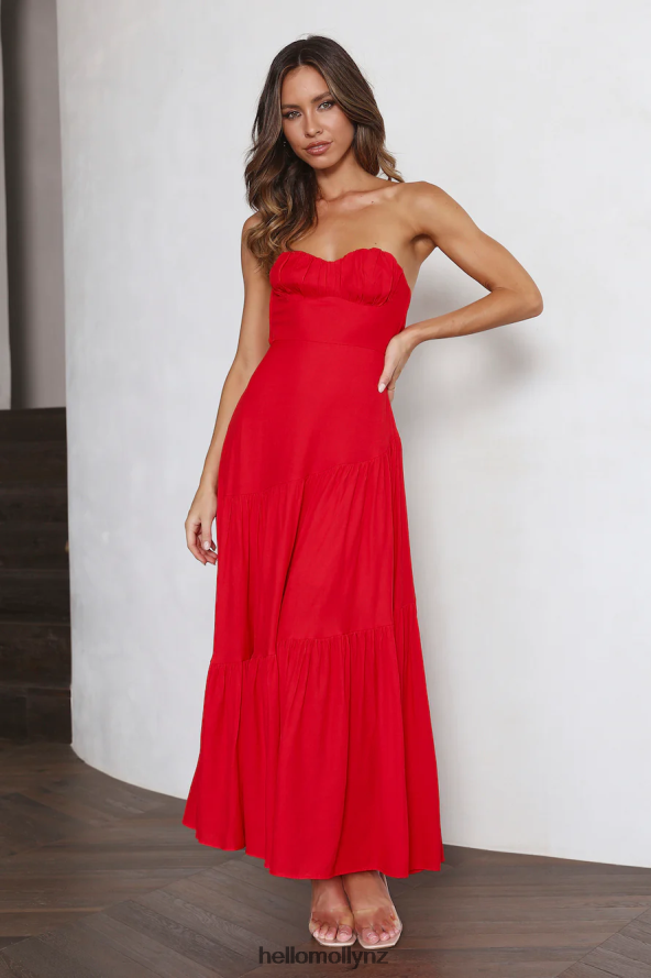 Hello Molly Daydream Look Maxi Dress Red PBN8863773 Clothing
