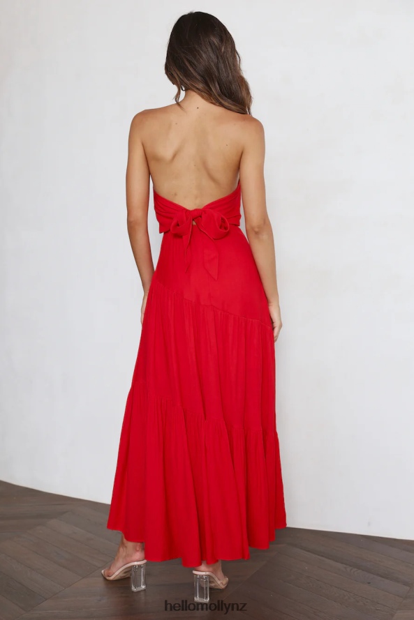Hello Molly Daydream Look Maxi Dress Red PBN8863773 Clothing
