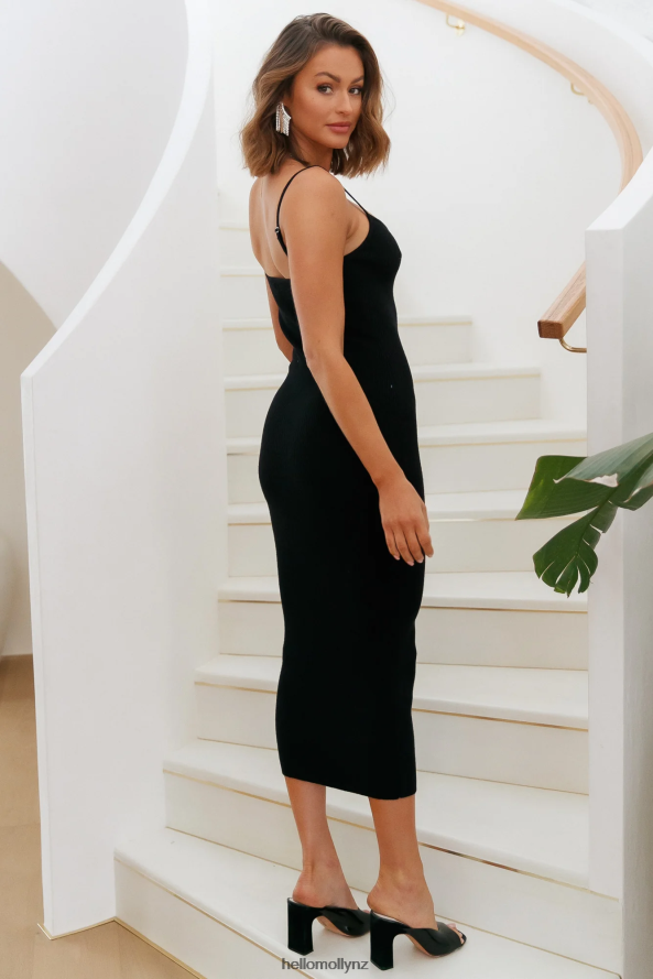 Hello Molly Delia Maxi Dress Black PBN8866612 Clothing