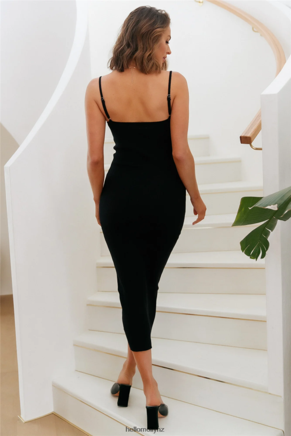 Hello Molly Delia Maxi Dress Black PBN8866612 Clothing
