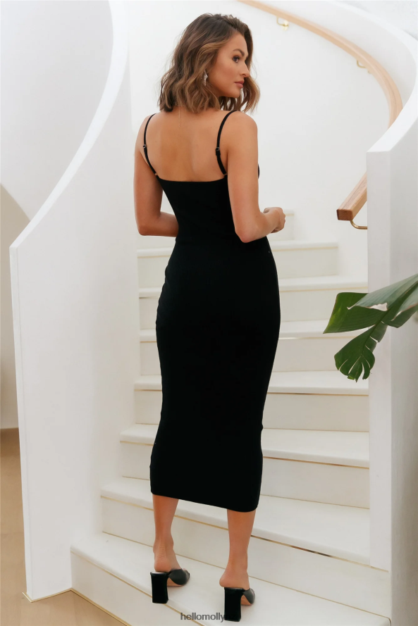 Hello Molly Delia Maxi Dress Black PBN8866612 Clothing