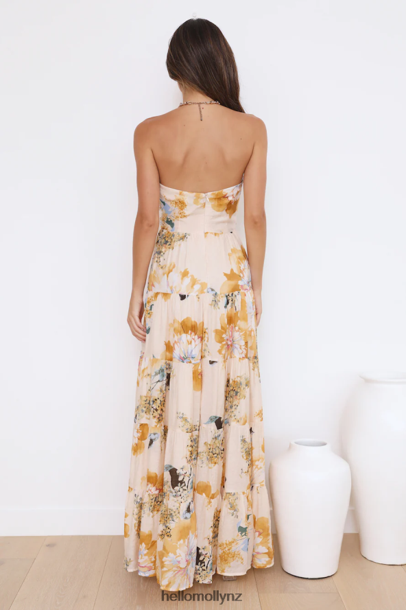Hello Molly Dream Look Maxi Dress Yellow PBN8866109 Clothing