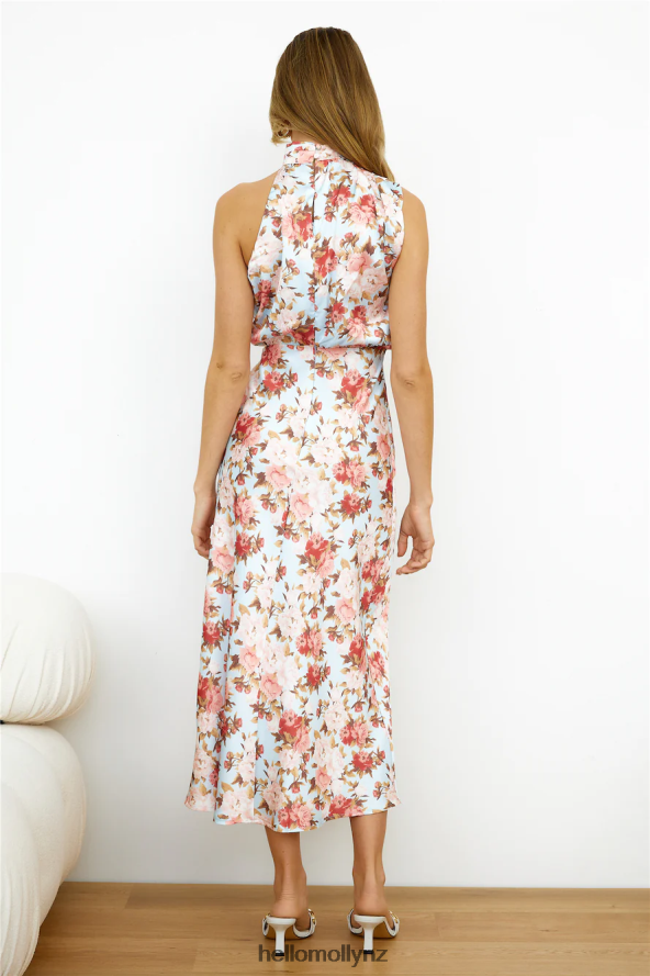 Hello Molly Faking It Maxi Dress Blue PBN8866502 Clothing