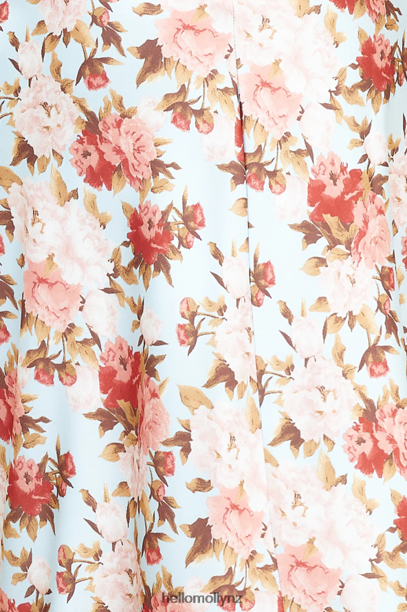 Hello Molly Faking It Maxi Dress Blue PBN8866502 Clothing