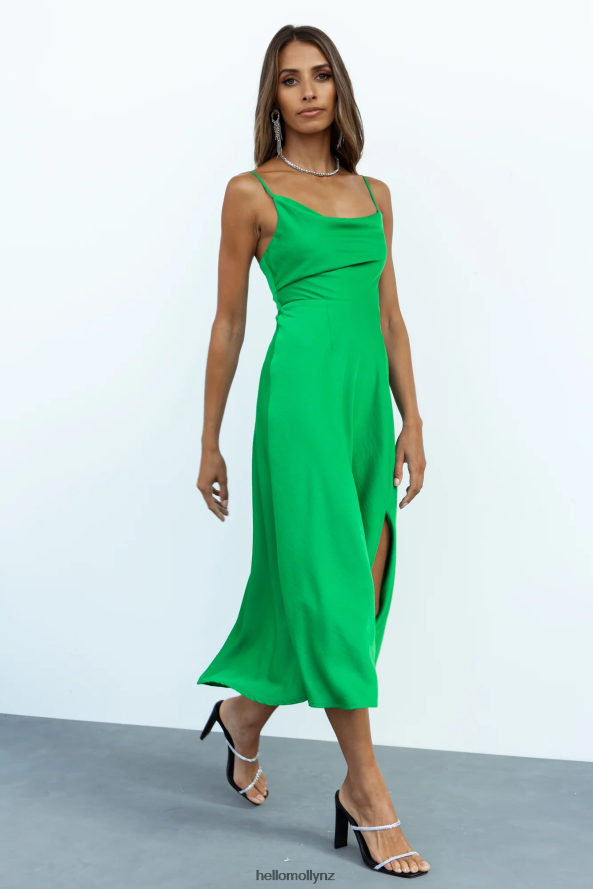 Hello Molly Family Secret Maxi Dress Green PBN8866708 Clothing