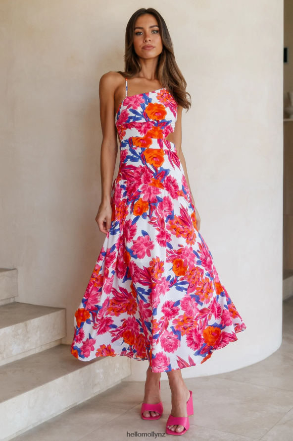 Hello Molly Find Your Paradise Maxi Dress Floral PBN8866711 Clothing
