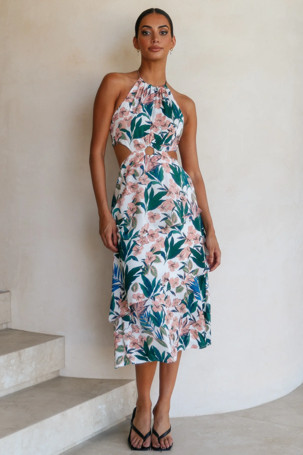 Hello Molly Flowing By Maxi Dress Floral PBN8866702 Clothing