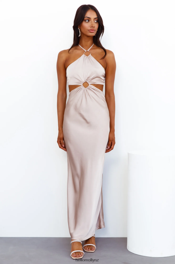 Hello Molly Found You Maxi Dress Beige PBN8866723 Clothing