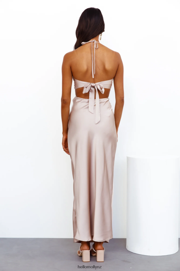 Hello Molly Found You Maxi Dress Beige PBN8866723 Clothing