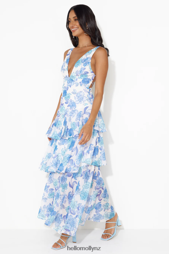 Hello Molly Fresh Oasis Maxi Dress Blue PBN8865562 Clothing