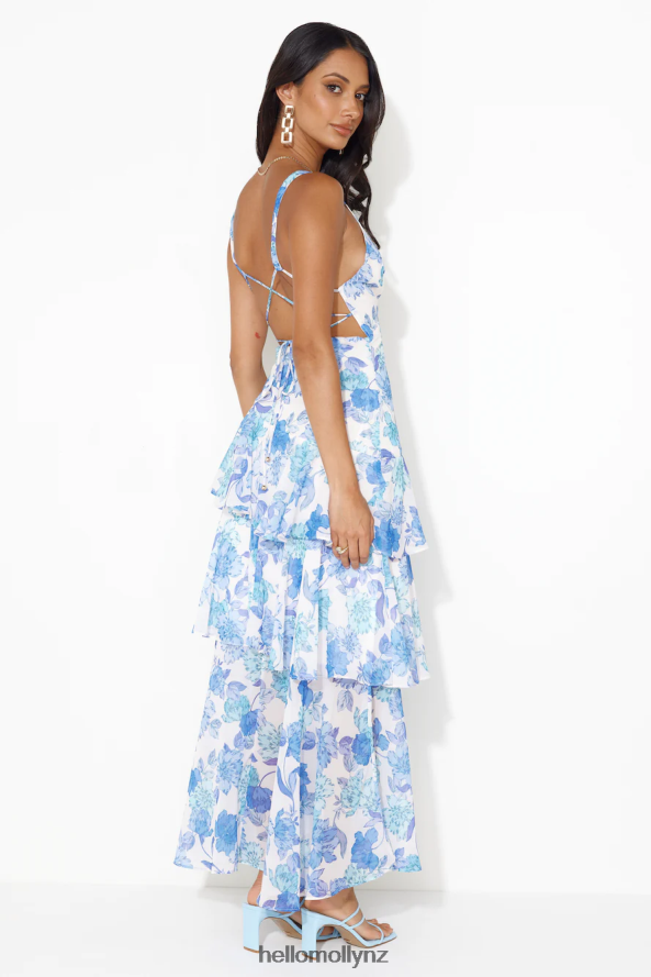 Hello Molly Fresh Oasis Maxi Dress Blue PBN8865562 Clothing