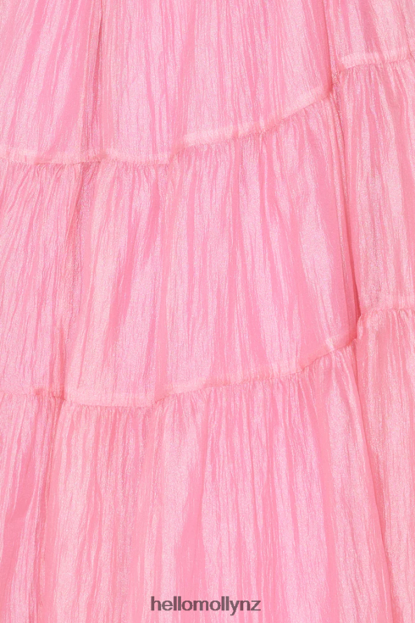 Hello Molly Girls Thriving Long Sleeve Maxi Dress Pink PBN8865547 Clothing